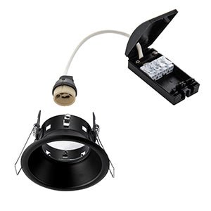 Saxby 80248 Speculo Anti-Glare IP65 50W, Matt Black Finish - Saxby - Falcon Electrical UK