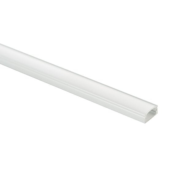 Saxby 80497 RigelSLIM Surface 2m Aluminium Profile-Extrusion Sliver - Saxby - Falcon Electrical UK