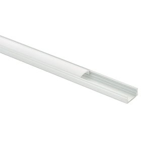 Saxby 80497 RigelSLIM Surface 2m Aluminium Profile-Extrusion Sliver - Saxby - Falcon Electrical UK