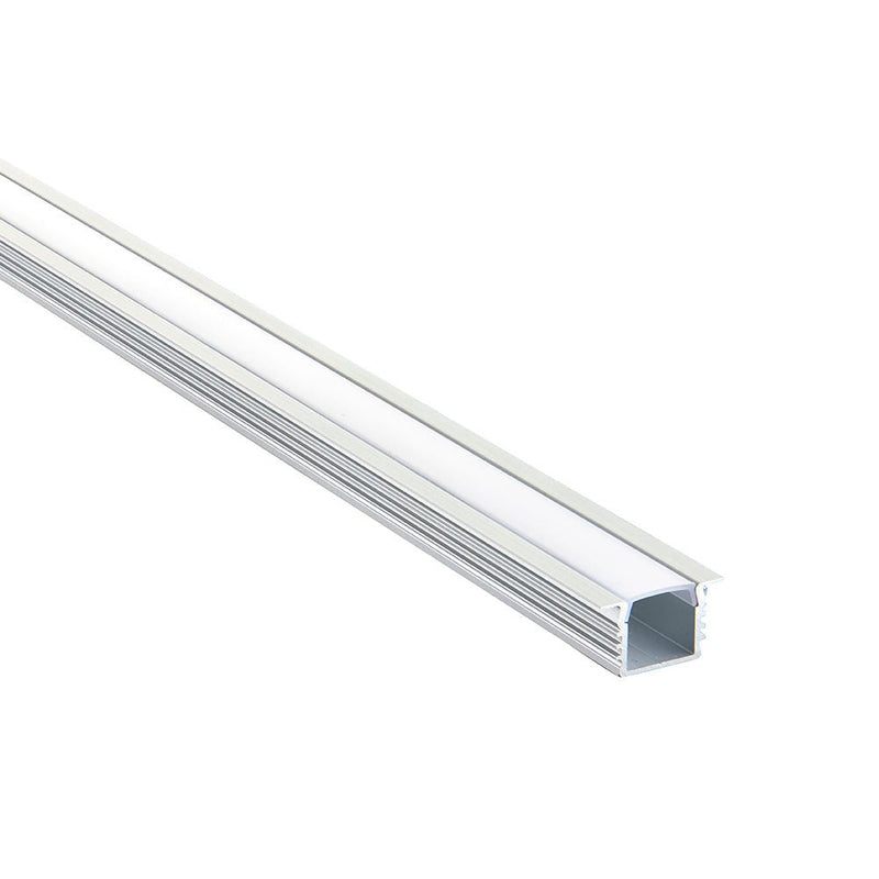 Saxby 80499 Rigel Recessed 2m Aluminium Profile-Extrusion Sliver - Saxby - Falcon Electrical UK