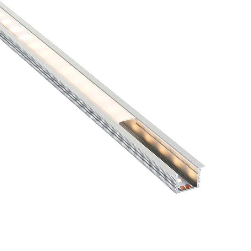 Saxby 80499 Rigel Recessed 2m Aluminium Profile-Extrusion Sliver - Saxby - Falcon Electrical UK