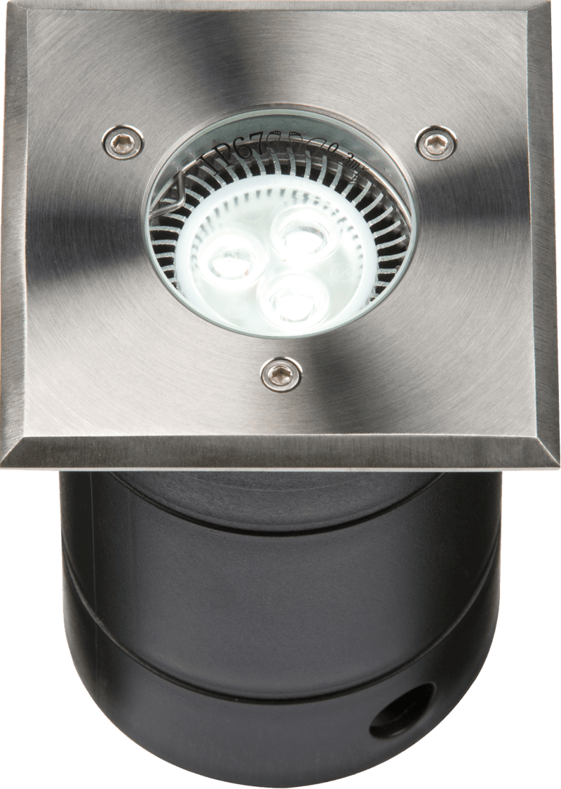 Knightsbridge MLA WSGULED 230V IP67 Square Stainless Steel Walkover / Driveover Light - Knightsbridge MLA - Falcon Electrical UK