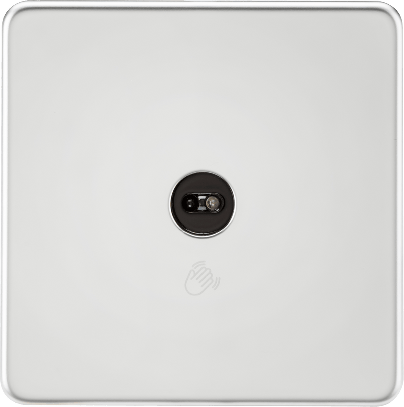 Knightsbridge MLA SFTS1PC 230V 1G 1-way Touchless Switch - Polished Chrome - Knightsbridge MLA - Falcon Electrical UK