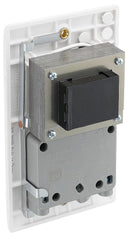 BG 820 White Nexus Moulded Dual Voltage Shaver Socket - BG - Falcon Electrical UK