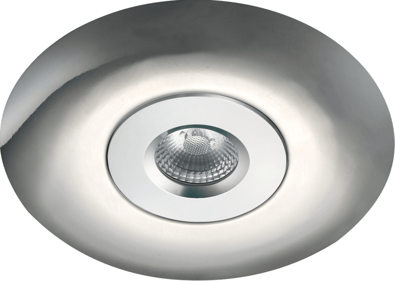 Knightsbridge MLA VFRCC FireKnight/ProKnight/ValKnight Hole Converter (up to 130mm) Chrome - Knightsbridge MLA - Falcon Electrical UK
