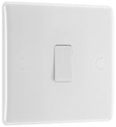 BG 830 White Nexus Moulded Single Switch, 20A - BG - Falcon Electrical UK