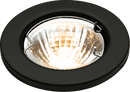Knightsbridge MLA L02BK1 IP20 12V 50W max. L/V Matt Black Downlight with Bridge - Knightsbridge MLA - Falcon Electrical UK