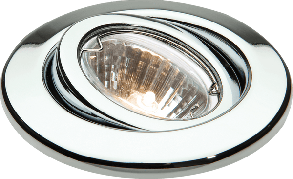 Knightsbridge MLA LG06C IP20 12V 50W max. L/V Chrome Gimbal Downlight - Knightsbridge MLA - Falcon Electrical UK