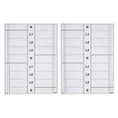 Wylex NHVMSPWL5 Way Label (Shield) 4P 8-Way