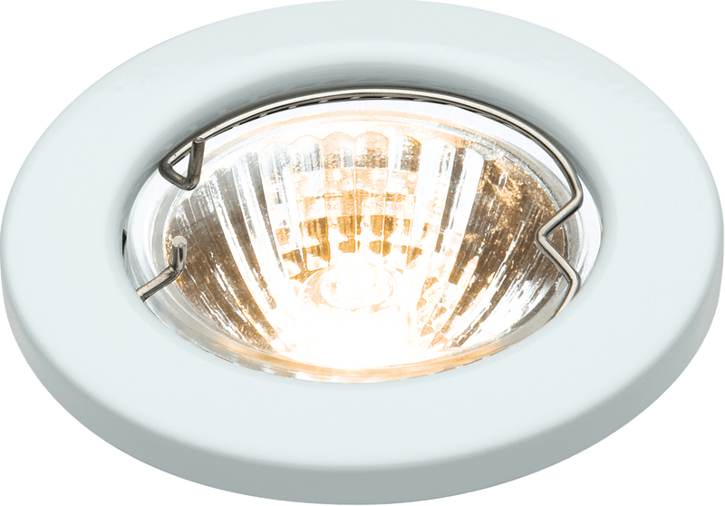 Knightsbridge MLA L02W1 IP20 12V 50W max. L/V White Downlight with Bridge - Knightsbridge MLA - Falcon Electrical UK