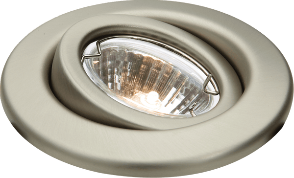Knightsbridge MLA LG06CBR IP20 12V 50W max. L/V Brushed Chrome Gimbal Downlight - Knightsbridge MLA - Falcon Electrical UK