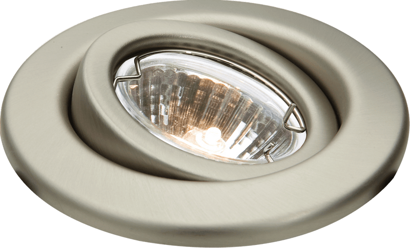 Knightsbridge MLA LG06CBR IP20 12V 50W max. L/V Brushed Chrome Gimbal Downlight - Knightsbridge MLA - Falcon Electrical UK