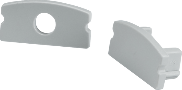 Knightsbridge MLA 1MSURCAP Aluminium Surface Mount Profile End Caps - Knightsbridge MLA - Falcon Electrical UK