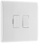 BG 850 White Nexus Moulded Switched 13A, Double Pole, Fused Connection Unit - BG - Falcon Electrical UK