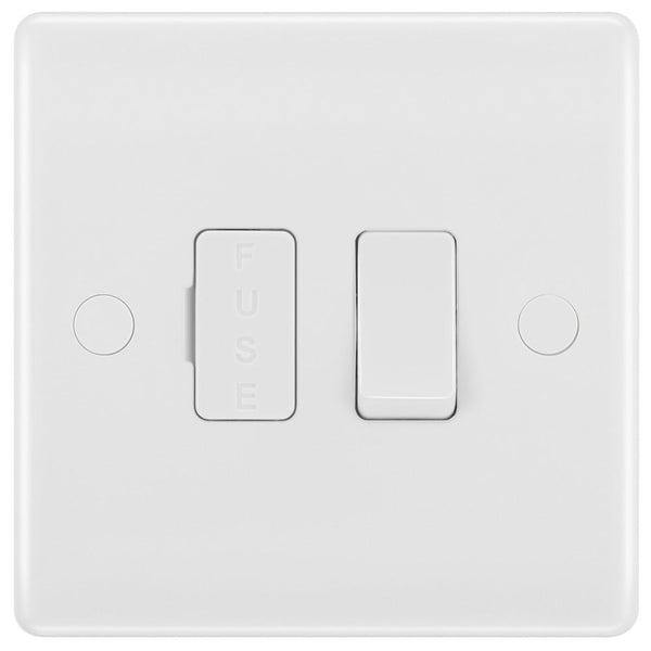BG 850 White Nexus Moulded Switched 13A, Double Pole, Fused Connection Unit - BG - Falcon Electrical UK