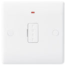 BG 856 White Nexus Moulded Unswitched 13A, Double Pole, Fused Connection Unit with Neon - BG - Falcon Electrical UK