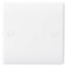 BG 858 Nexus White Moulded Single 25A Flex Outlet Plate - BG - Falcon Electrical UK