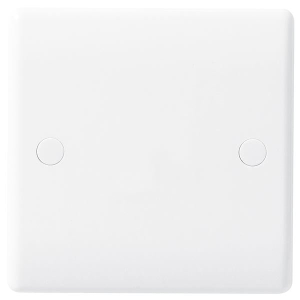 BG 858 Nexus White Moulded Single 25A Flex Outlet Plate - BG - Falcon Electrical UK