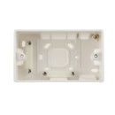 BG 878 White Nexus Moulded 2 Gang Surface Pattress 50mm - BG - Falcon Electrical UK