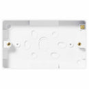 BG 892 White Nexus Moulded 2 Gang Surface Pattress 32mm - BG - Falcon Electrical UK