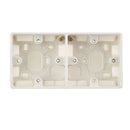 BG 896 White Nexus Moulded Dual Surface Pattress 37mm - BG - Falcon Electrical UK