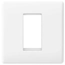 BG 8EMS1 Nexus White Moulded 1 Gang 1 Module Front Plate - BG - Falcon Electrical UK