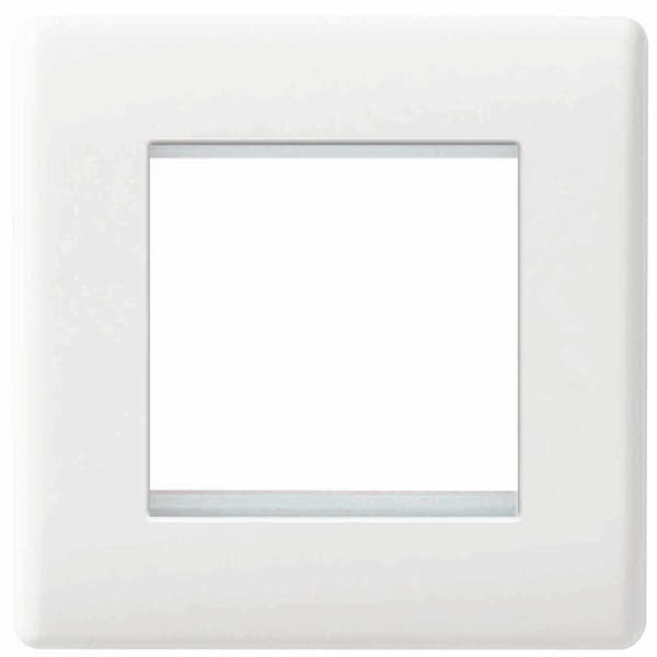 BG 8EMS2 Nexus White Moulded 2 Module 1 Gang Front Plate - BG - Falcon Electrical UK