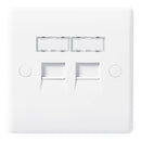 BG 8RJ45-2 2 Gang RJ45 Telephone Socket - BG - Falcon Electrical UK