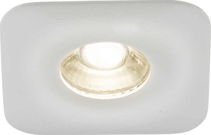 Knightsbridge MLA ODA1FSW Odina Single Fixed Square Downlight White - Knightsbridge MLA - Falcon Electrical UK