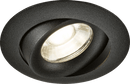 Knightsbridge MLA ODA1TRB Odina Single Tilt Round Downlight Black - Knightsbridge MLA - Falcon Electrical UK