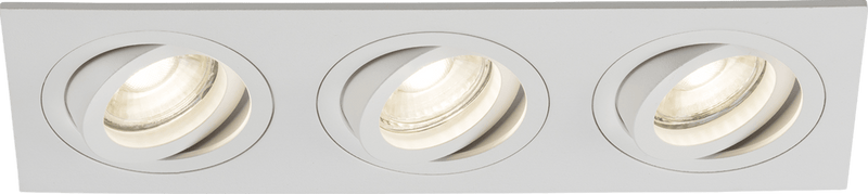 Knightsbridge MLA AMA3TSW Ambar Tri Tilt Square Downlight White - Knightsbridge MLA - Falcon Electrical UK