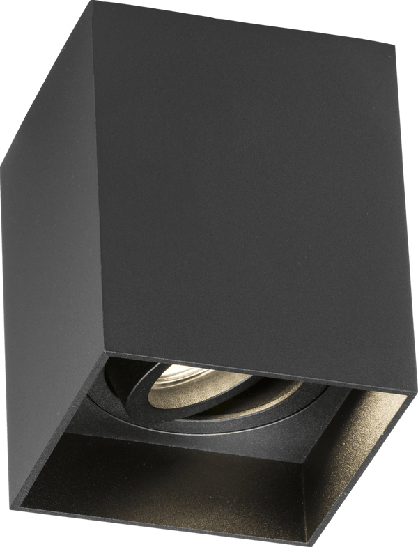 Knightsbridge MLA ORA1TSB Oran Surface Tilt Square Downlight Black - Knightsbridge MLA - Falcon Electrical UK