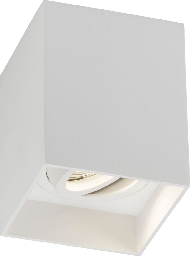 Knightsbridge MLA ORA1TSW Oran Surface Tilt Square Downlight White - Knightsbridge MLA - Falcon Electrical UK