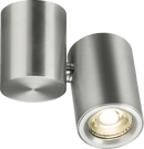 Knightsbridge MLA DEA1TRBC Dee Single Surface Adjustable Round Spotlight Brushed Chrome - Knightsbridge MLA - Falcon Electrical UK