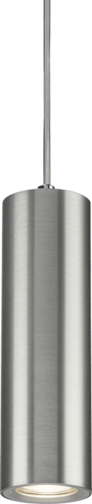 Knightsbridge MLA DAB1FRBC Dasan Single Long Fixed Round Pendant Brushed Chrome - Knightsbridge MLA - Falcon Electrical UK