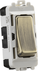 Knightsbridge MLA GDM005AB 20AX intermediate module - antique brass - Knightsbridge MLA - Falcon Electrical UK
