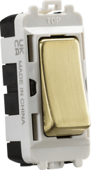 Knightsbridge MLA GDM005BB 20AX intermediate module - brushed brass - Knightsbridge MLA - Falcon Electrical UK