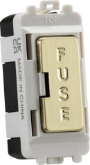 Knightsbridge MLA GDM011BB 13A fused module - brushed brass - Knightsbridge MLA - Falcon Electrical UK