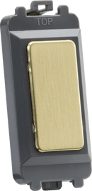 Knightsbridge MLA GDM013BB Blank grid module - brushed brass - Knightsbridge MLA - Falcon Electrical UK