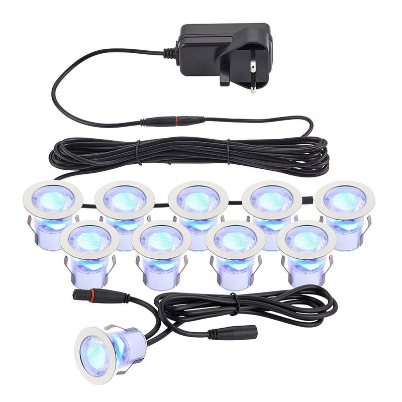 Saxby 94422 Kios 2 Blue 30mm kit IP44 0.45W - Saxby - Falcon Electrical UK