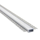 Saxby 94948 Rigel Plaster-in Wide 2m Aluminium Profile-Extrusion Sliver - Saxby - Falcon Electrical UK