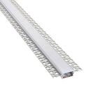 Saxby 94948 Rigel Plaster-in Wide 2m Aluminium Profile-Extrusion Sliver - Saxby - Falcon Electrical UK
