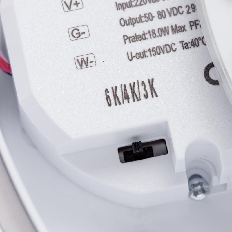 Saxby 95542 Hero CCT Microwave Emergency Bulkhead IP65 18W - Saxby - Falcon Electrical UK
