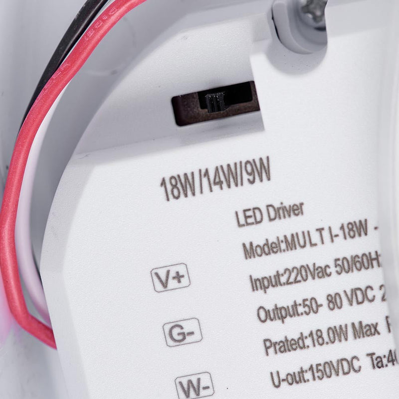 Saxby 95543 Hero CCT Tri-Wattage Corridor Bulkhead IP65 18W - Saxby - Falcon Electrical UK