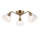 Endon 97247 Hansen 3lt Semi flush - Endon - Falcon Electrical UK