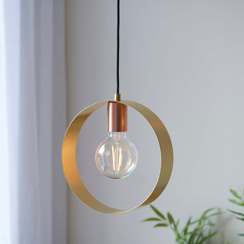 Endon 97664 Hoop 1lt Pendant - Endon - Falcon Electrical UK