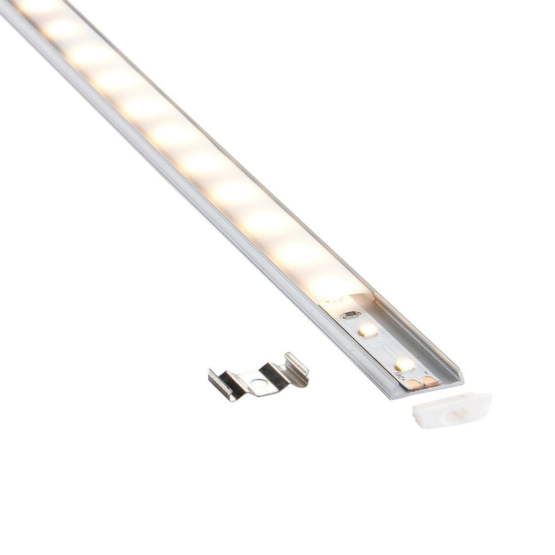 Saxby 97732 Rigel Bendable 2m Aluminium Profile-Extrusion Sliver - Saxby - Falcon Electrical UK