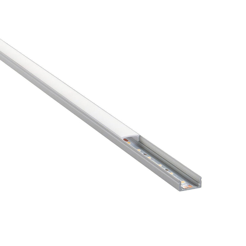 Saxby 97734 RigelSLIM Surface 2m Aluminium Profile-Extrusion White - Saxby - Falcon Electrical UK