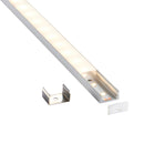 Saxby 97734 RigelSLIM Surface 2m Aluminium Profile-Extrusion White - Saxby - Falcon Electrical UK