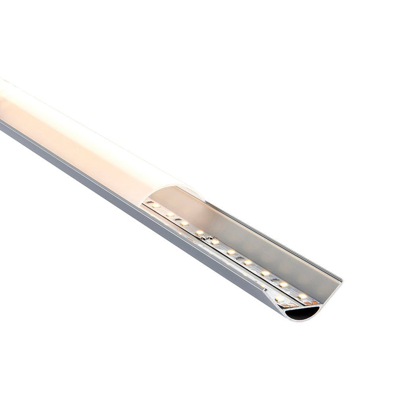 Saxby 97737 Rigel Corner Wide 2m Aluminium Profile-Extrusion Sliver - Saxby - Falcon Electrical UK